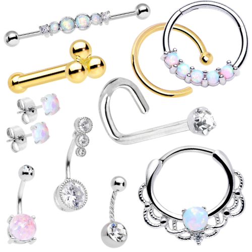 shiny sparkly and chic body jewelry