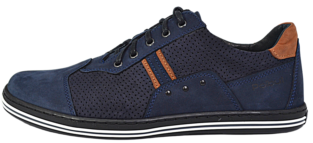 Caspian - Mens summer leather shoes - Reindeer Leather