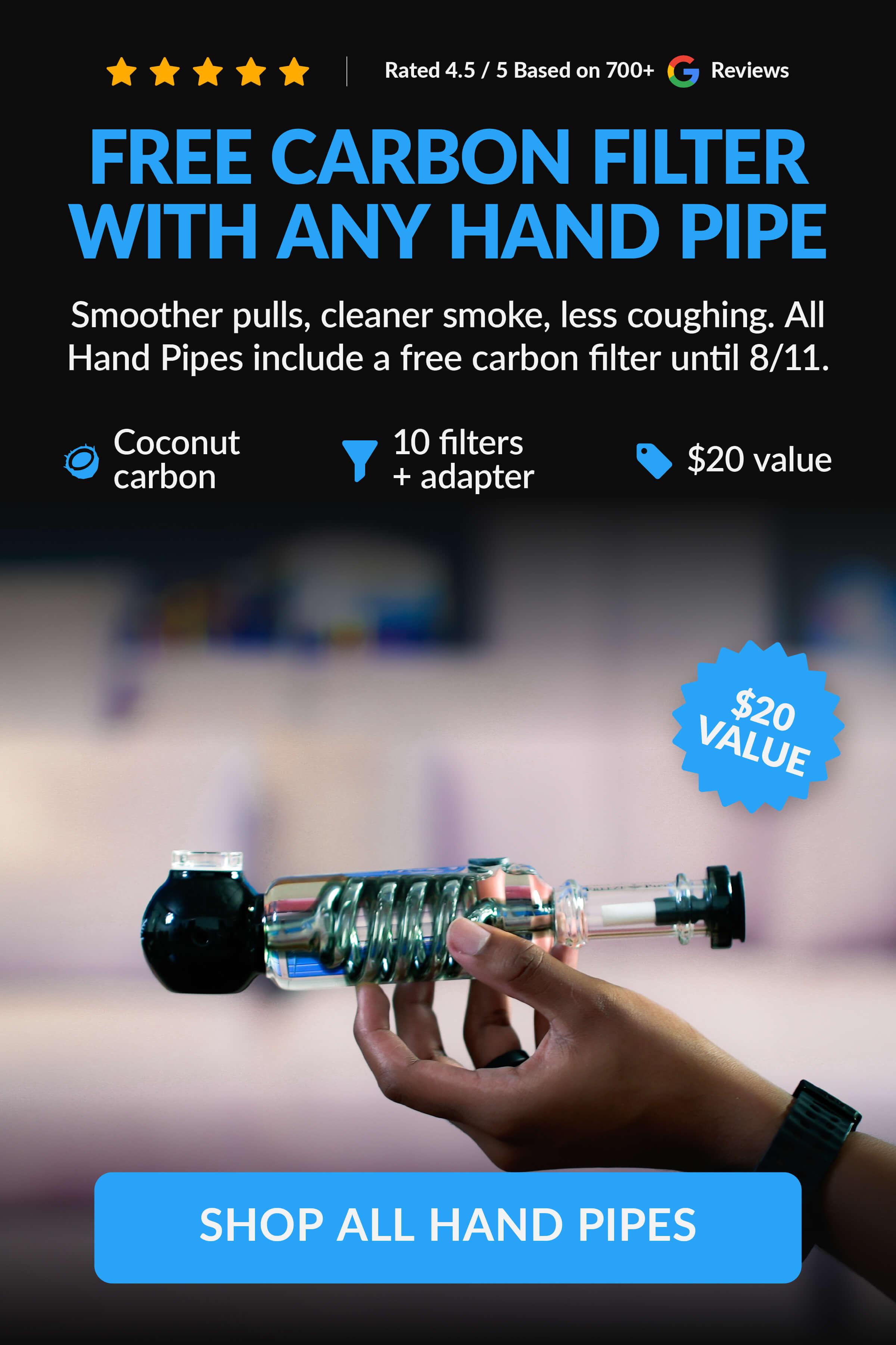 best selling bongs and pipes on table