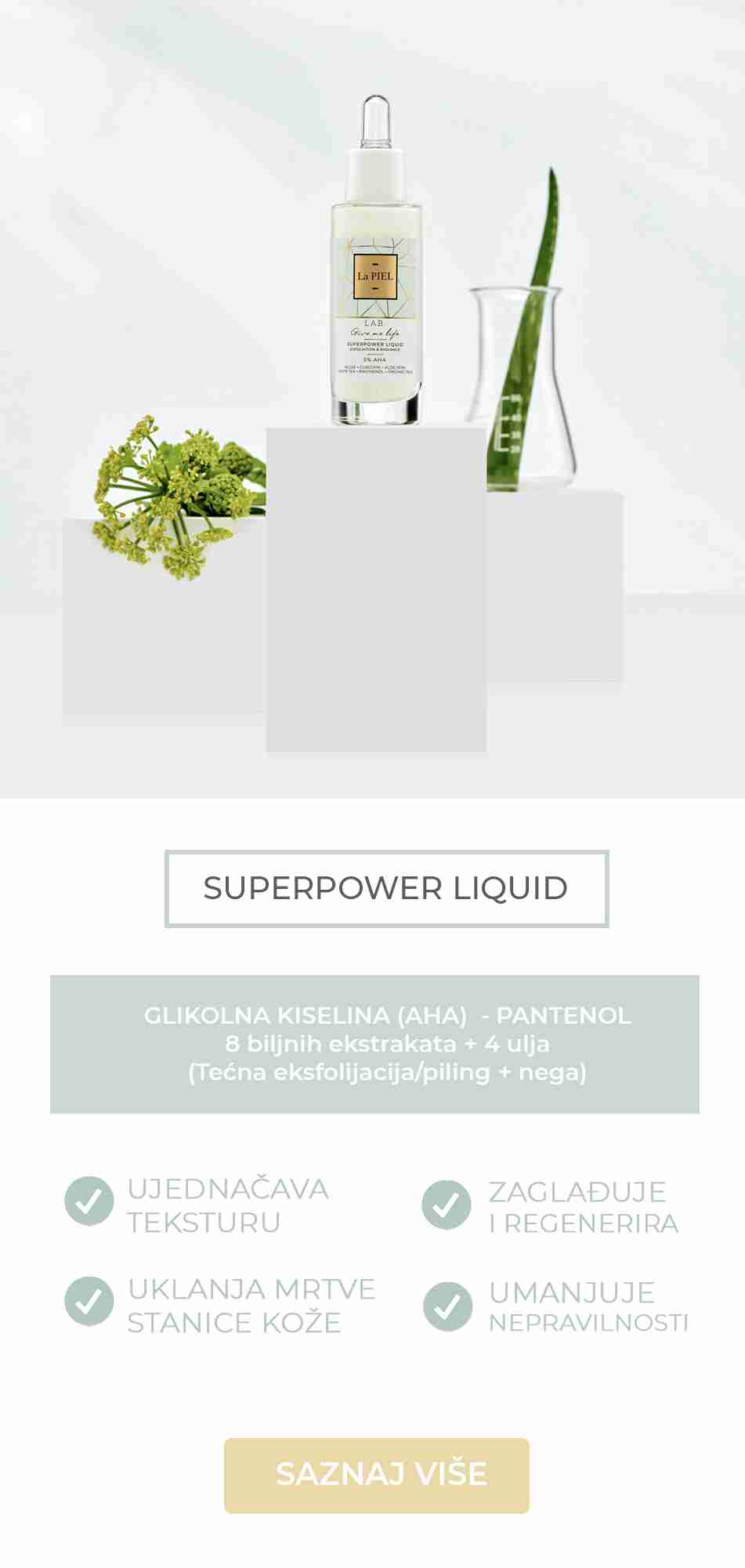Superpower Liquid Piling Za Lice La PIEL LAB