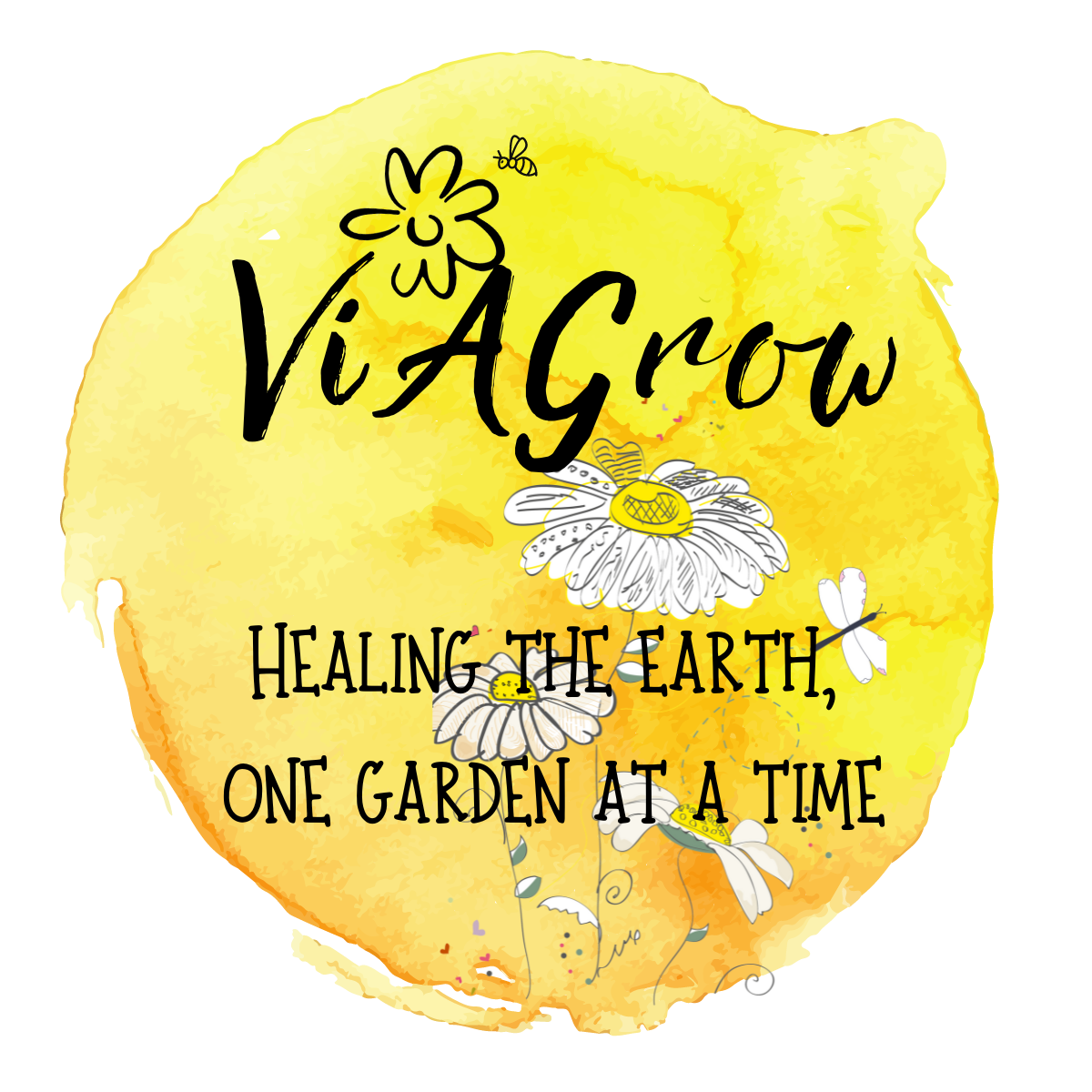 ViAGrow Logo Healing The Earth, One Garden at a Time