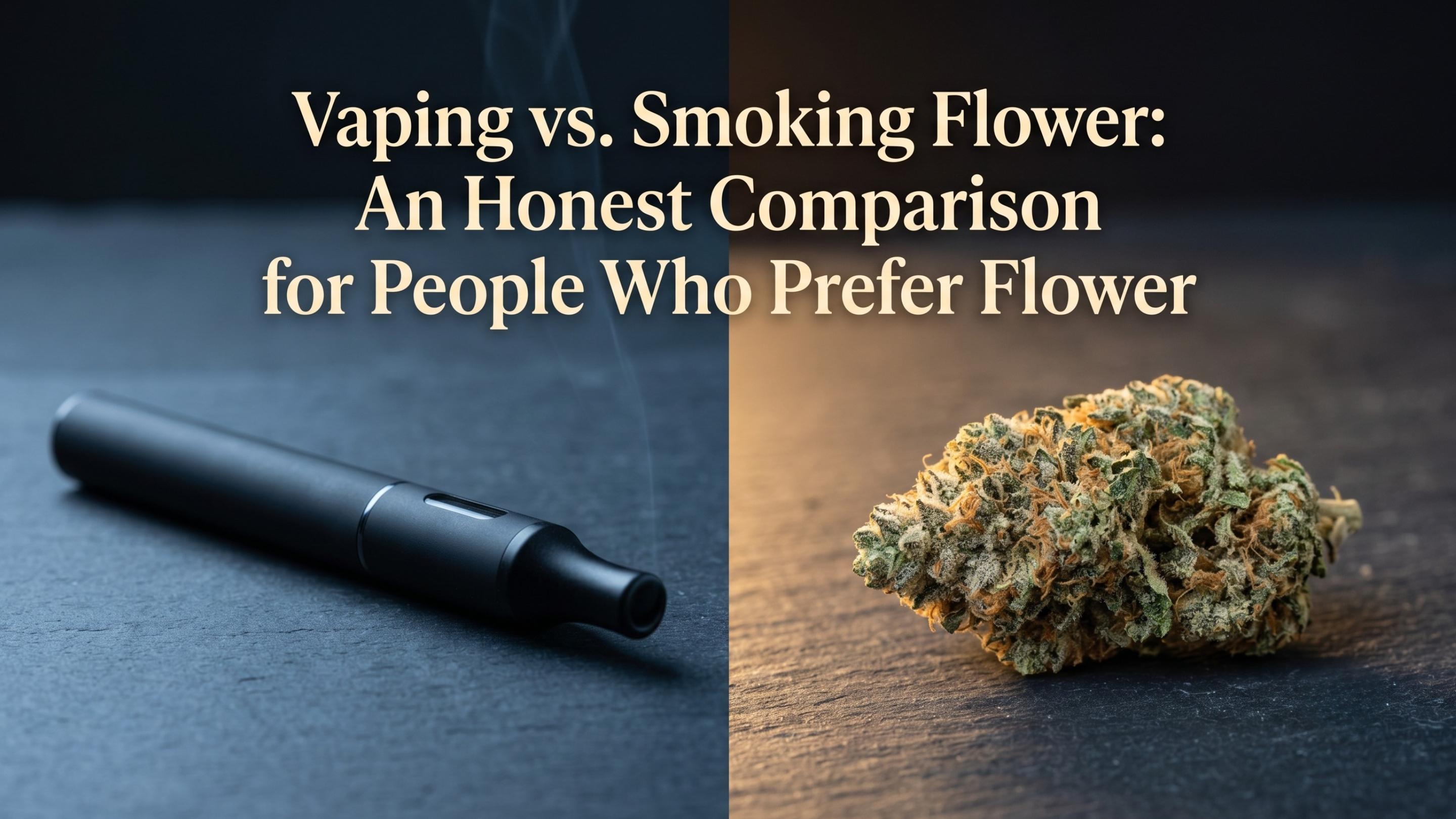 Vaping vs. Smoking Flower: An Honest Comparison for People Who Prefer Flower