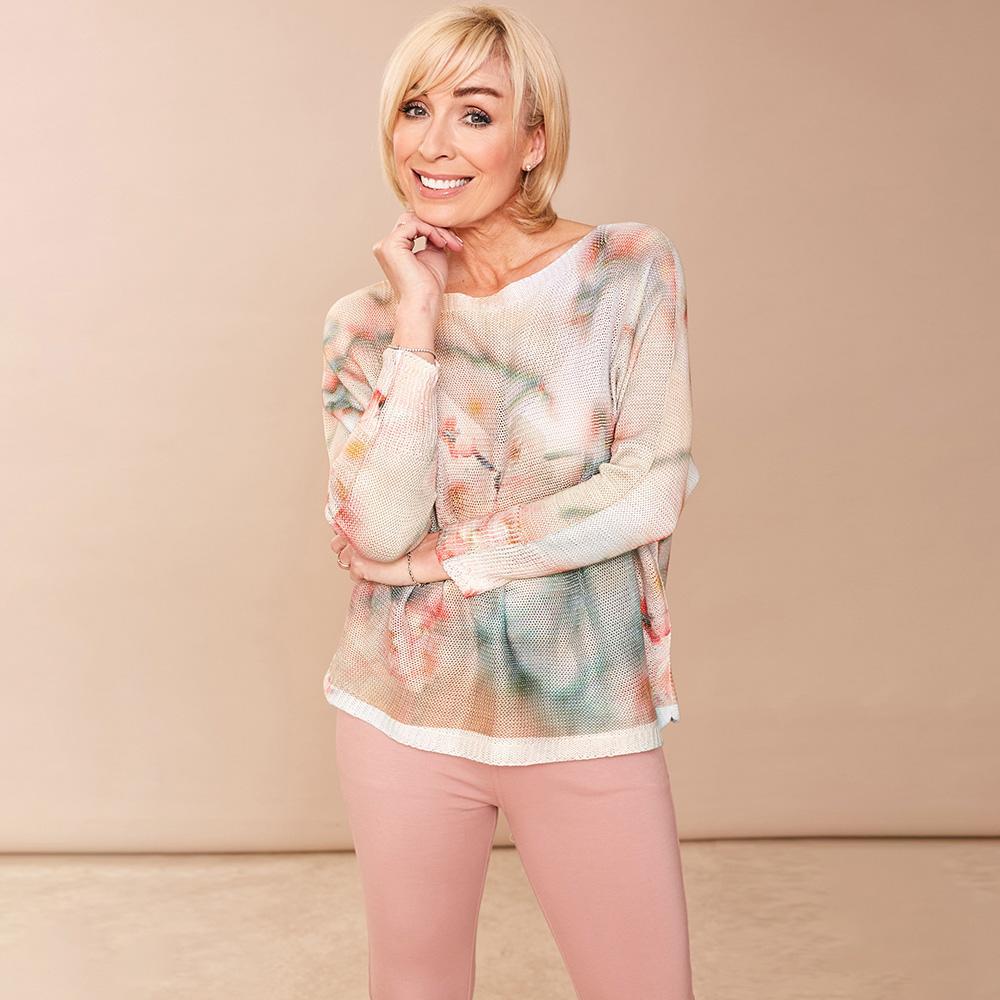 Karina Batwing Jumper (Cherry Blossom)