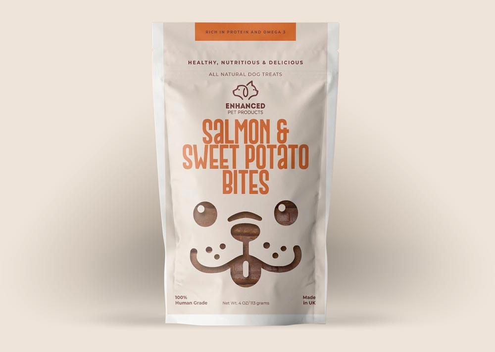 Salmon & Sweet Potato Bites Front