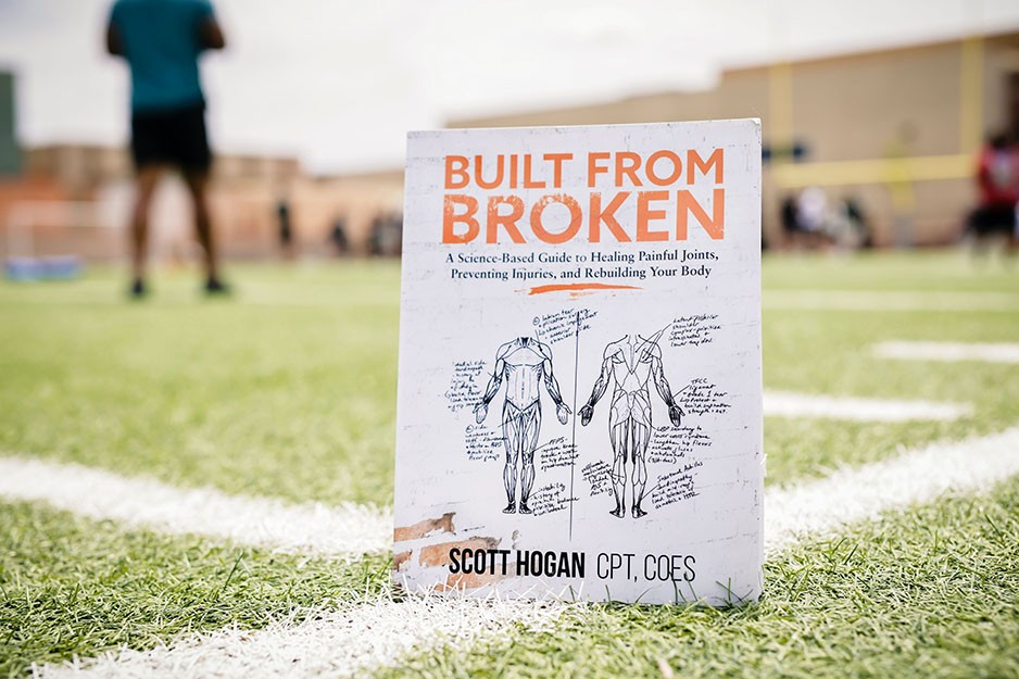 Built From Broken, the award-winning, instant bestseller by SaltWrap founder, Scott Hogan.