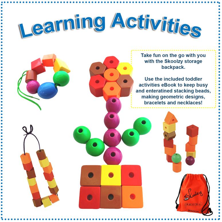 Lacing & Stringing Beads for Beginners, Toddler and Jumbo Stringing