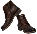 Edwin - Mens polish leather boots - Reindeer Leather