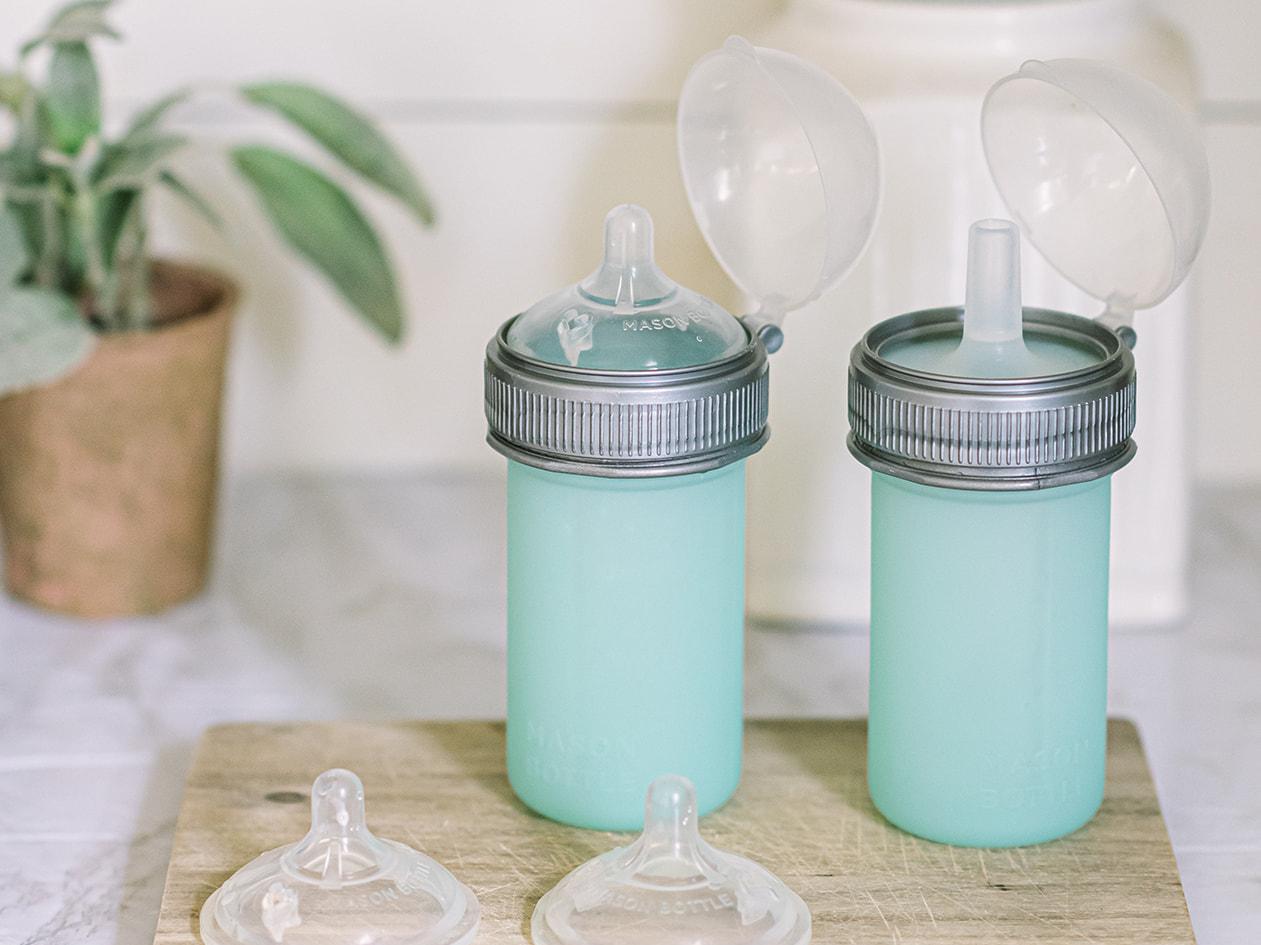 Silicone bottle and squeeze pouch