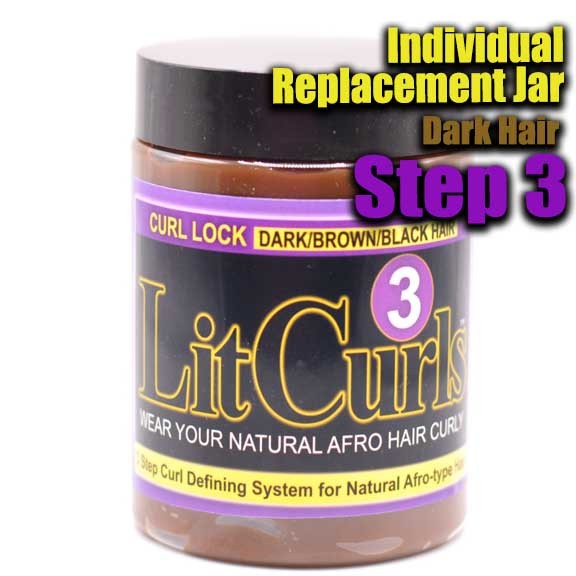 Lit Curls, Step 3 INDIVIDUAL REPLACEMENT JAR (EXTRA STRENGTH HOLD)