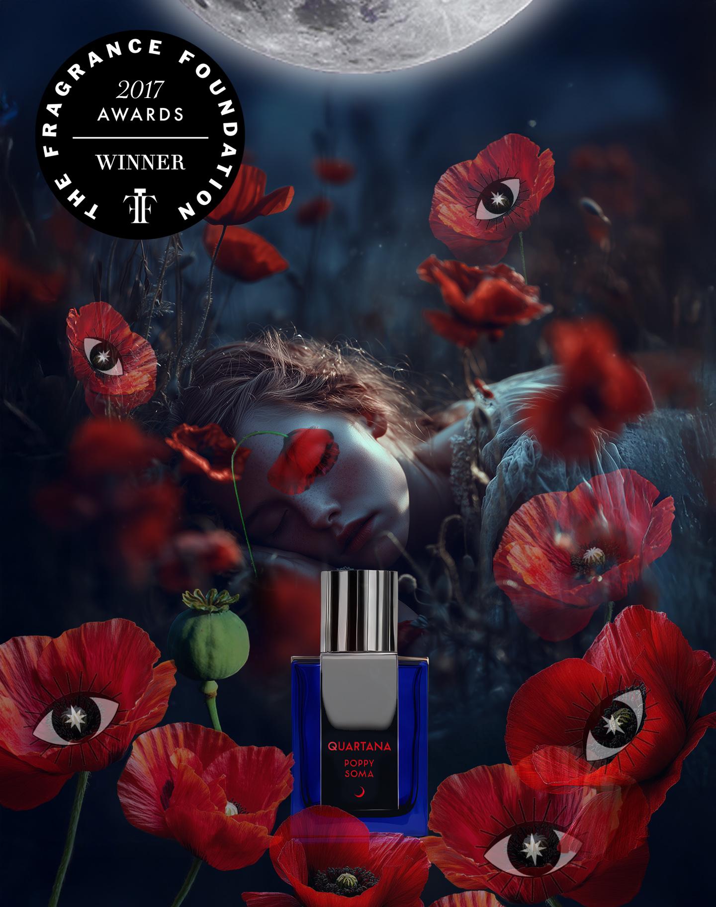 Best-selling fragrance Poppy Soma by Quartana