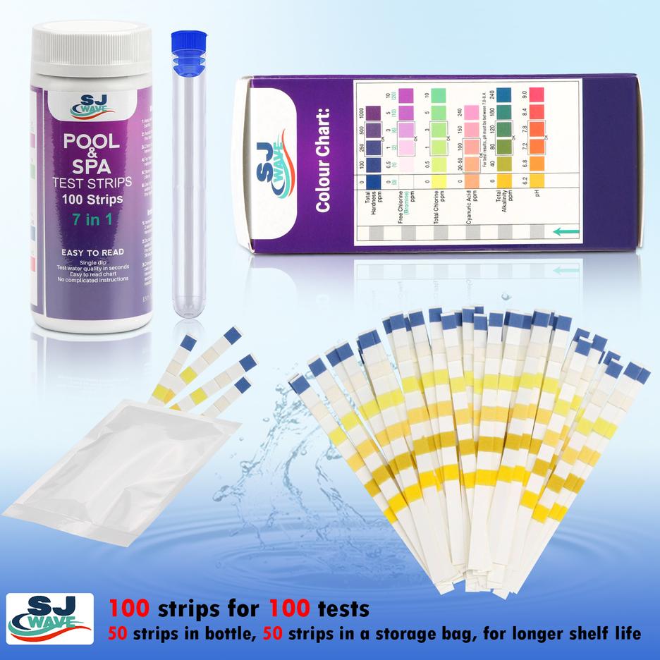 Pool Water Test Strips 7 in 1