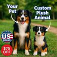 best custom stuffed animal of your pet made by Petslify