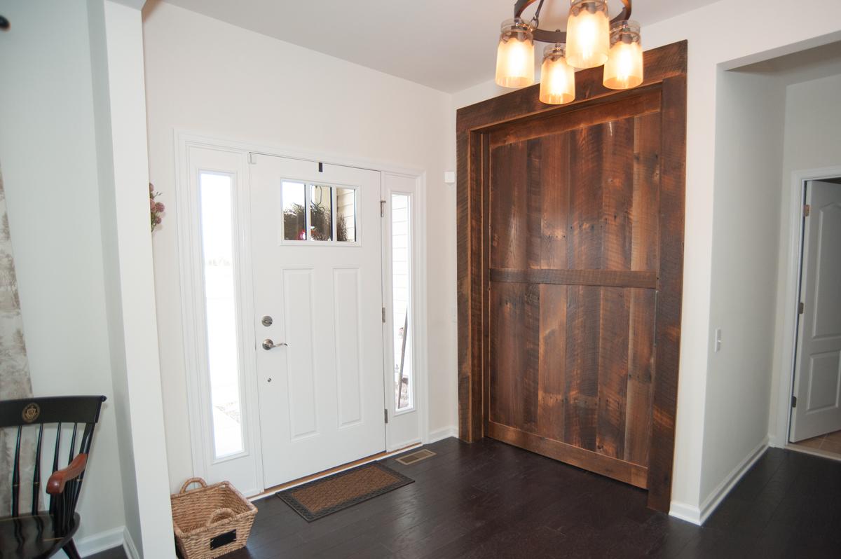 rustic barn door for office