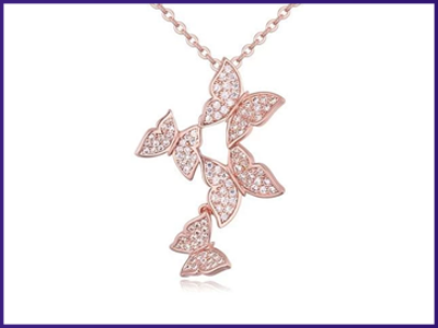  Entwined Silver Metal Bracelet & Necklace