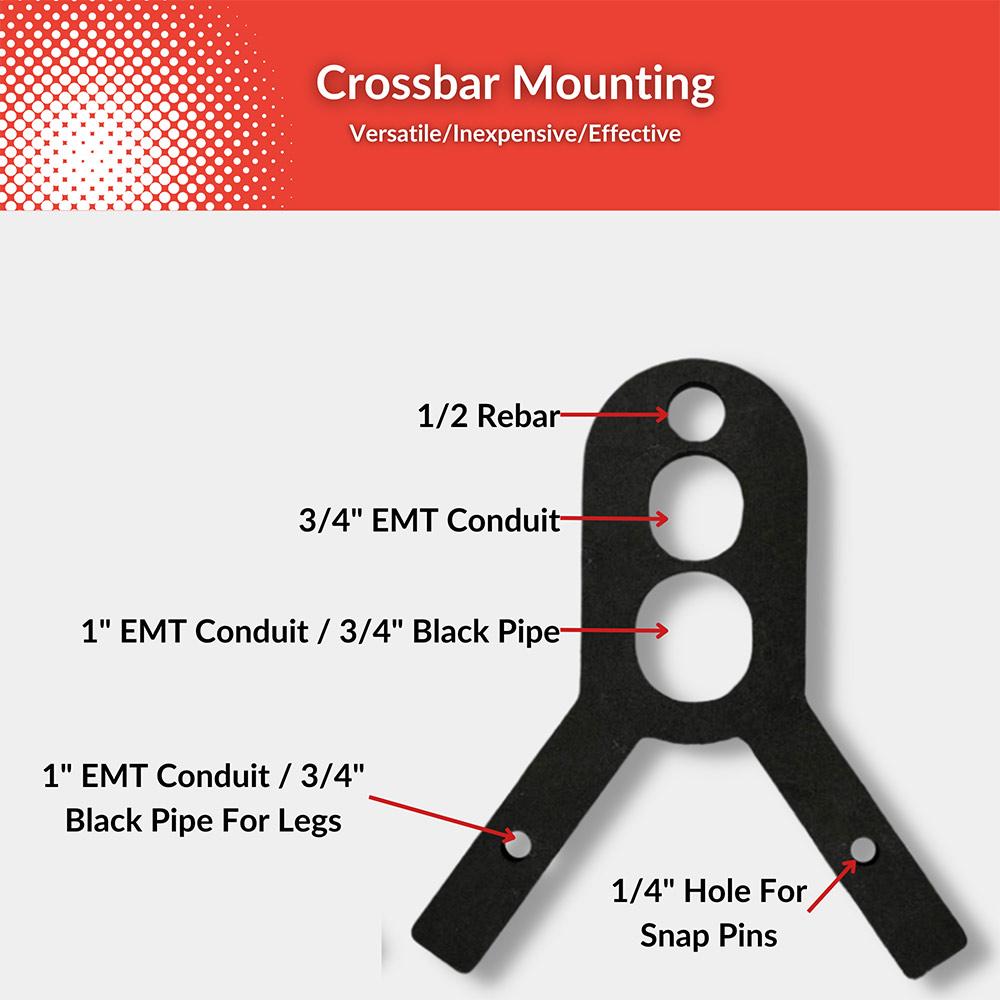 Multi Tube EMT Target Stand Brackets Capacity