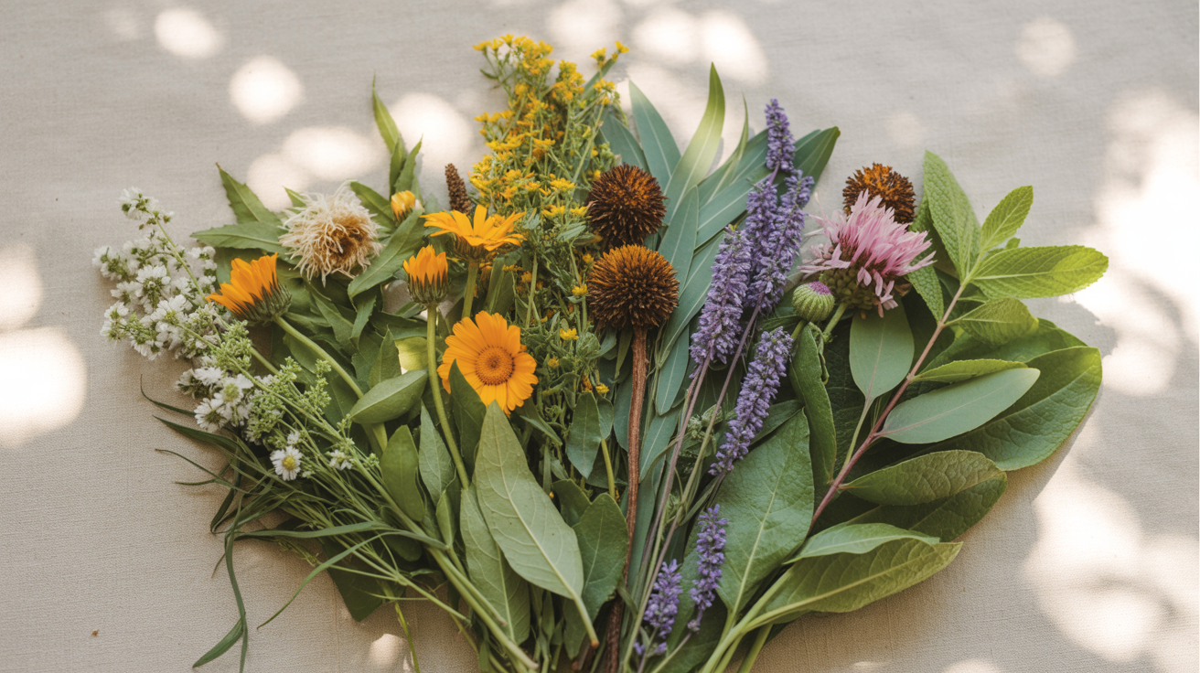herbs in Vitality Balm