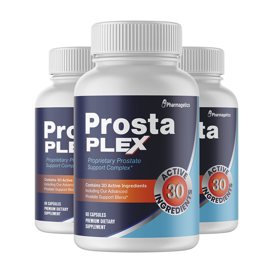 3 Bottles ProstaPlex Proprietary Prostate Support Prosta Plex - 60 Capsules x 3