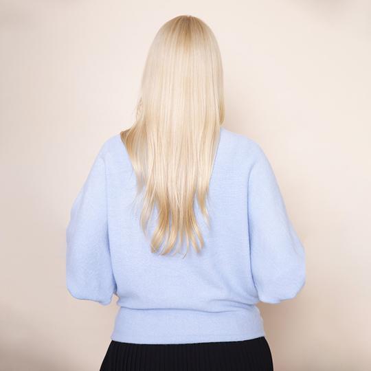 Batwing Soft Jumper in Blue