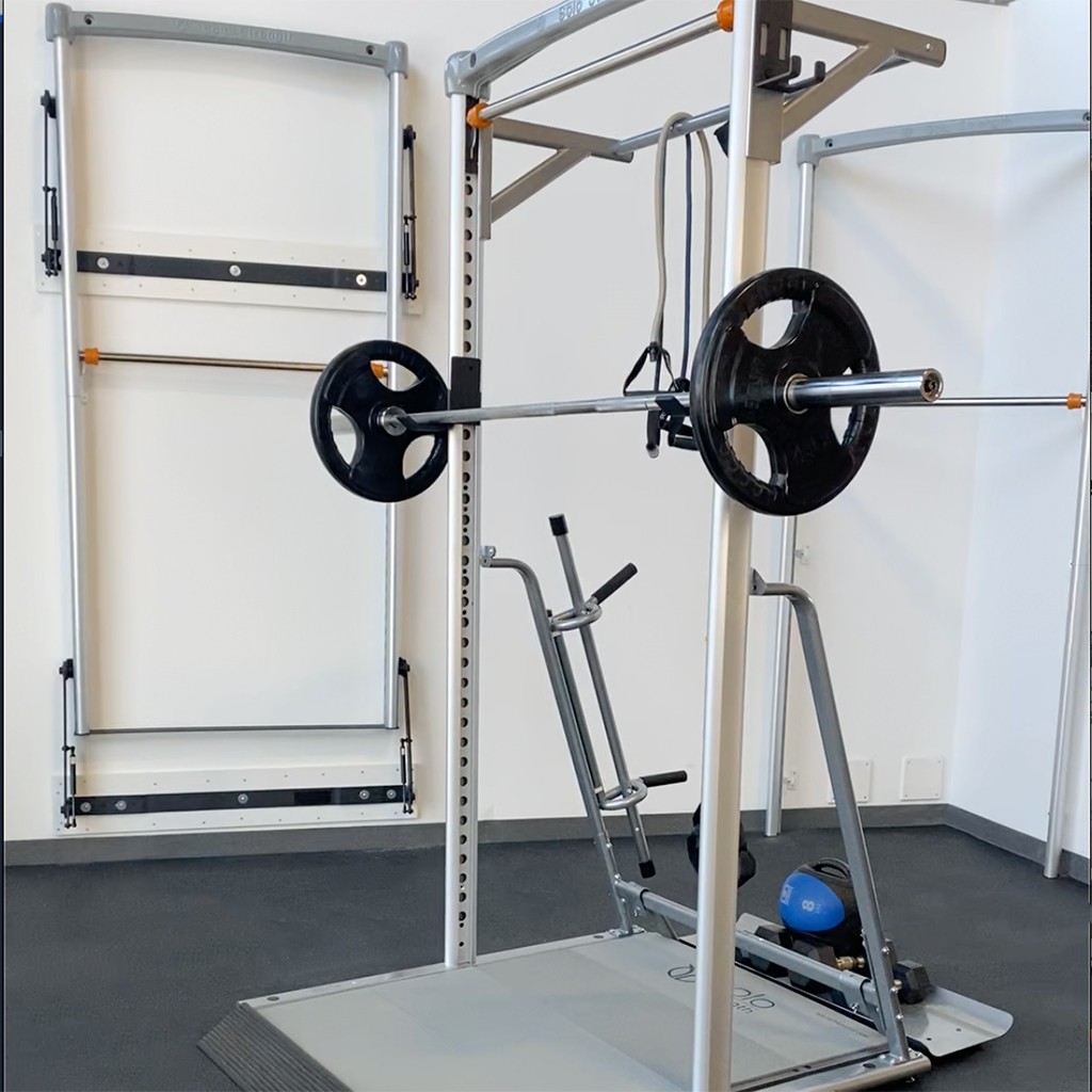 Jcups on Freestanding Ultimate Training Station turns it into a freestanding rack