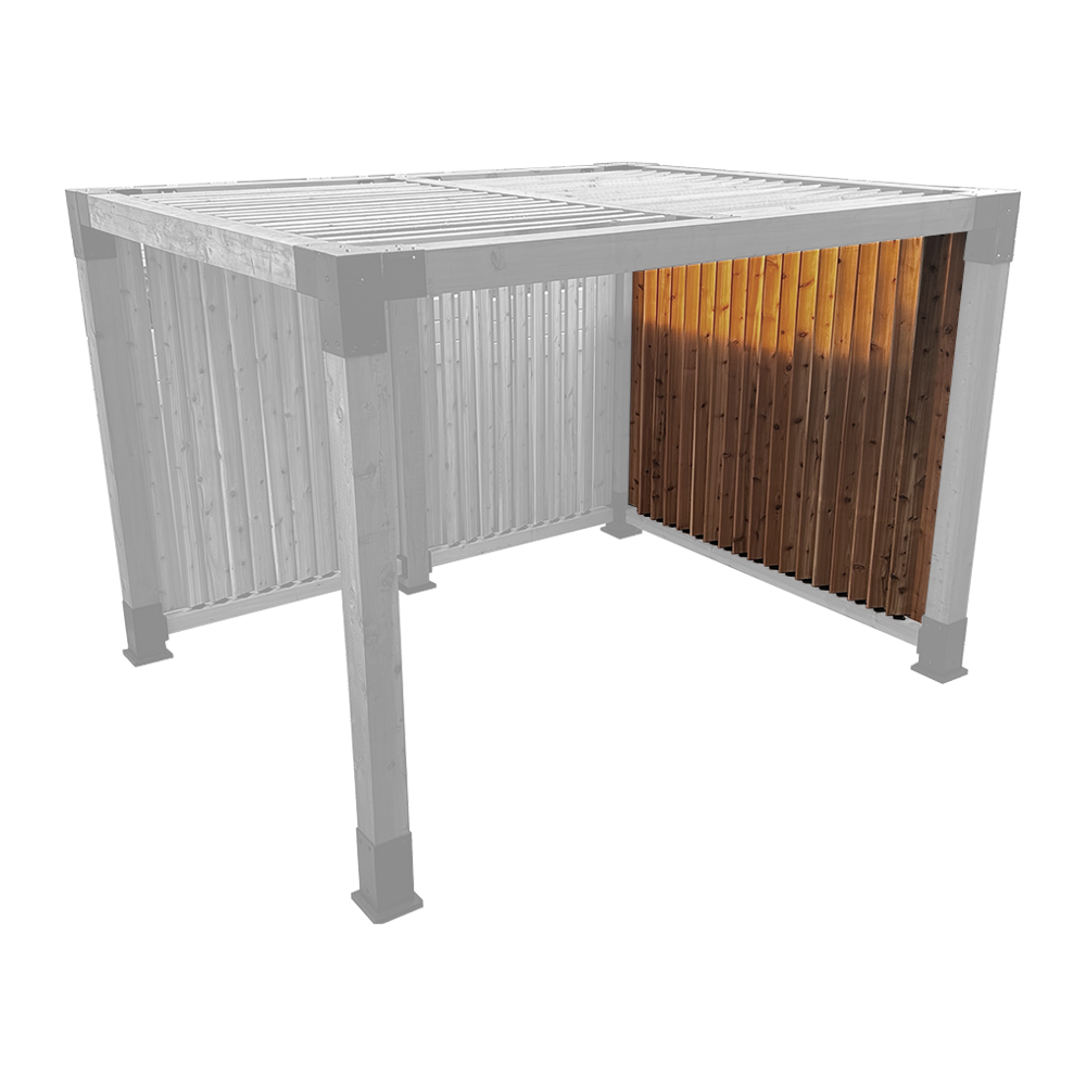 louver tops wall application