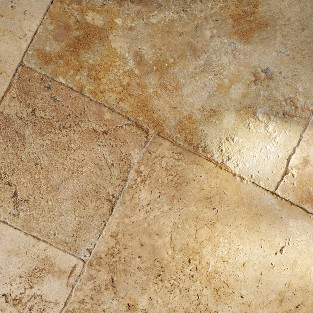 Carmel Sand on Caramel Pavers