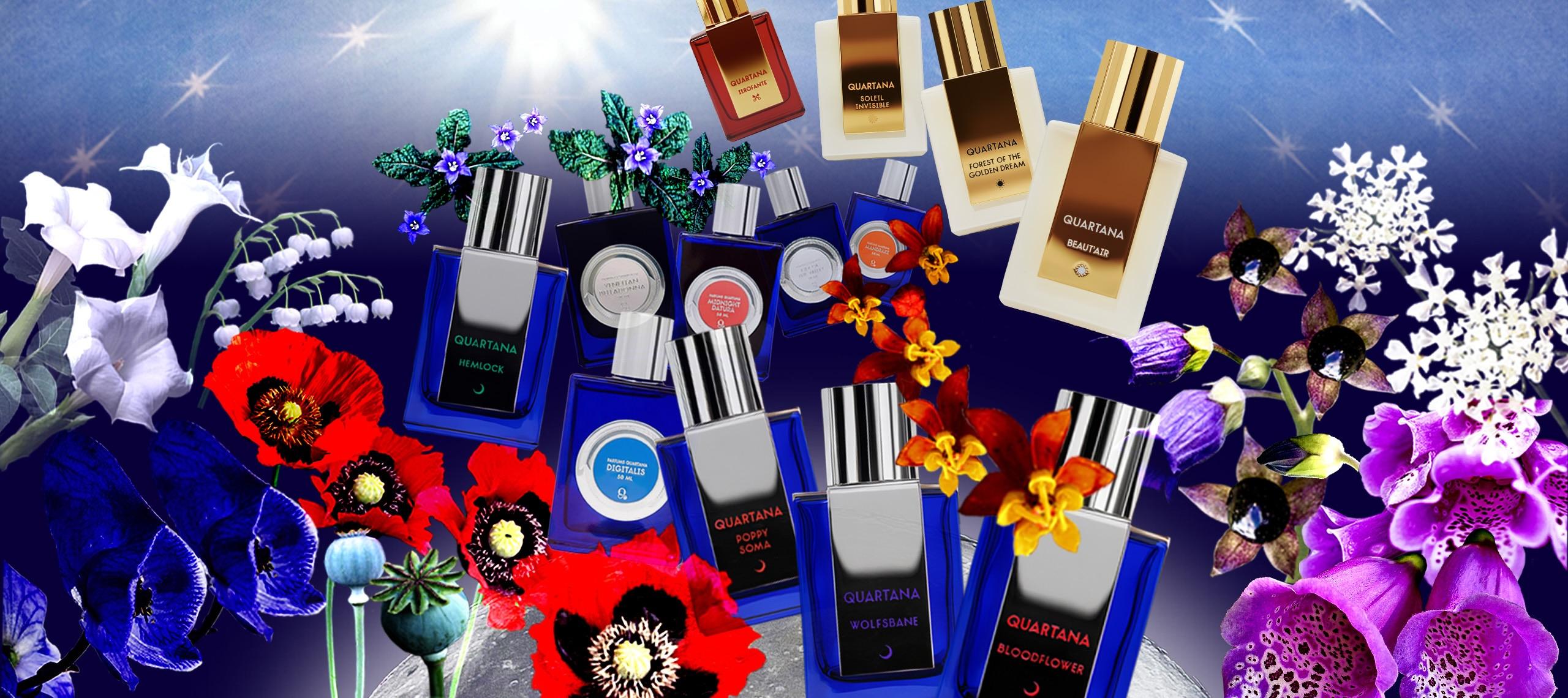 The fragrances of QUARTANA