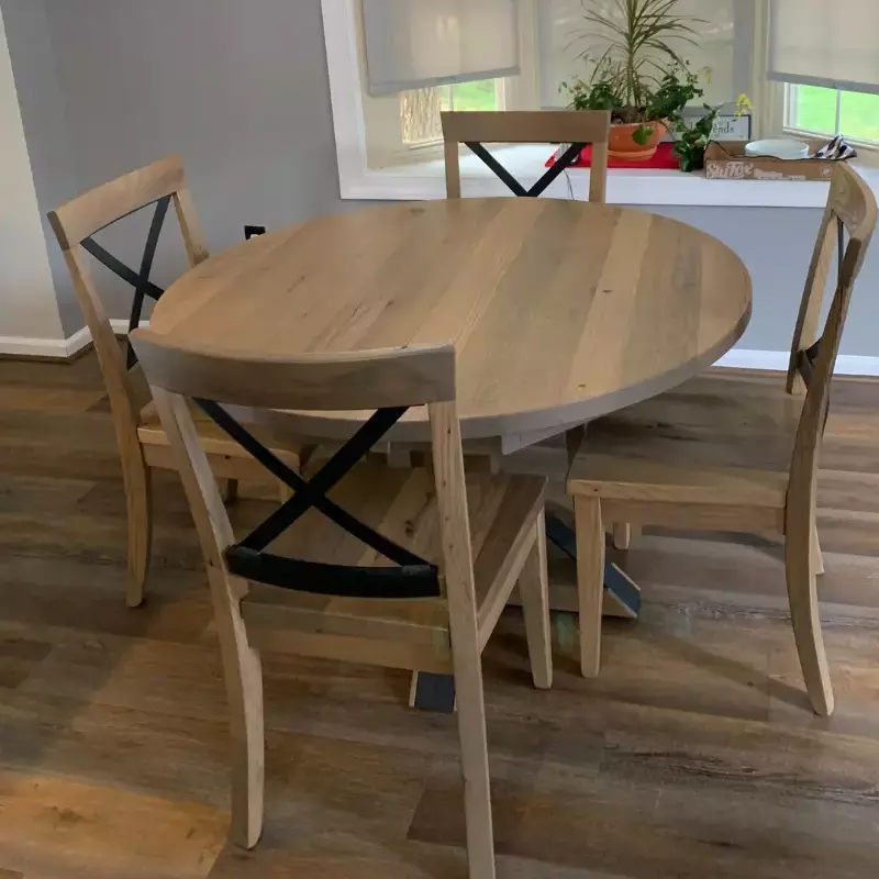 Custom Extendable Oak Dining Table