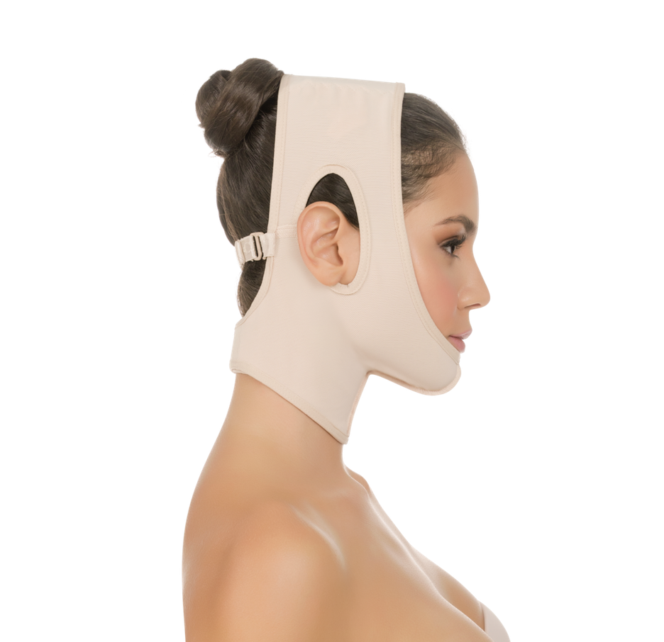 Post Surgery Compression Colombian Face Wrap