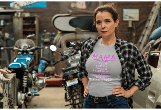 boxing t shirt, mixed martial arts t shirts, ultimate martial arts mama t shirt, athletic heather color t shirt, mother t shirts, mom t shirt, ufc t shirts, bjj t shirts, judo t shirts, ju jitsu t shirt, women t shirt