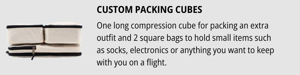 Weekender Duffel Bag for Women with Packing Cubes, Travel Wallet, Shoe Covers