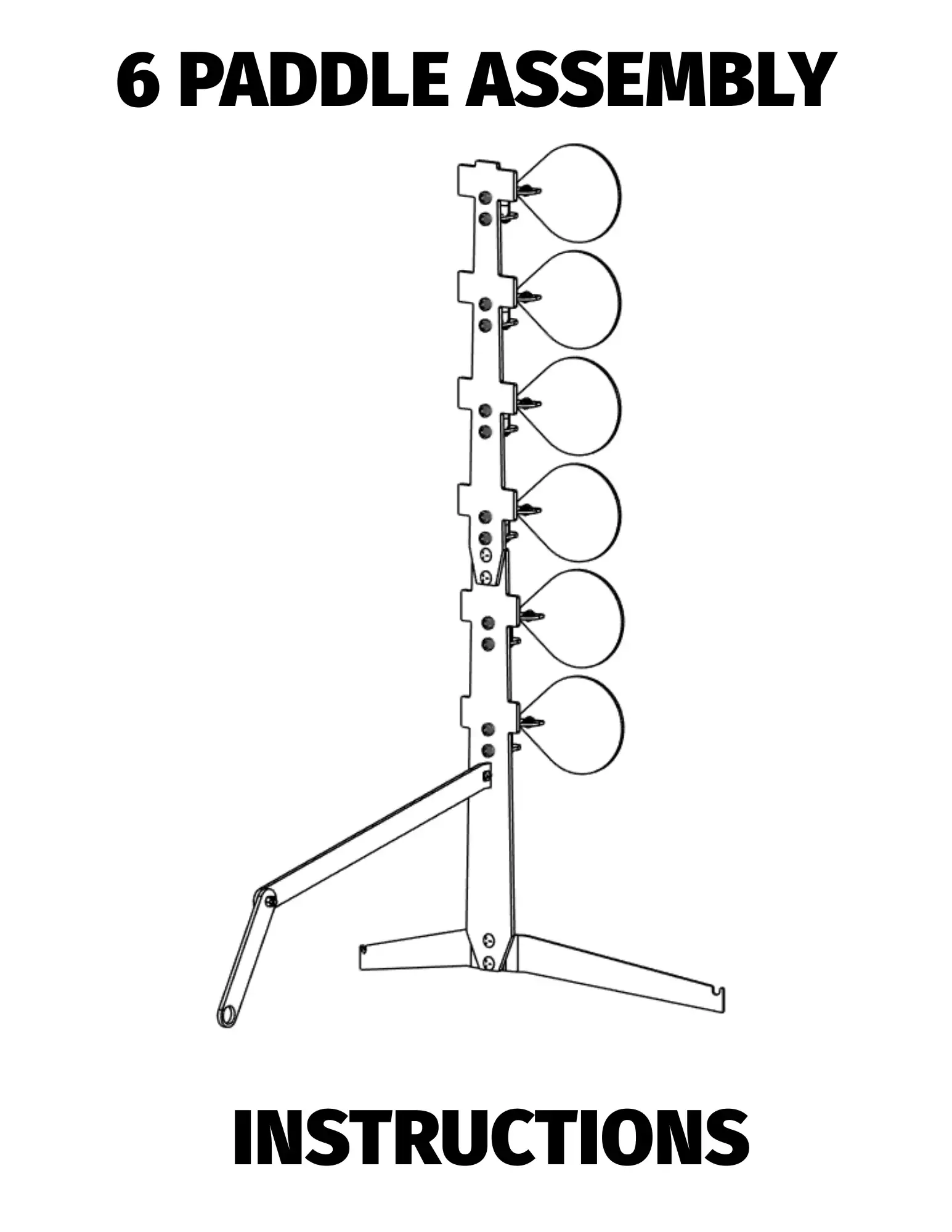 Assembly Instructions 6 Paddle