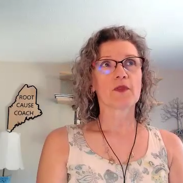 woman speaking on a Zoom call