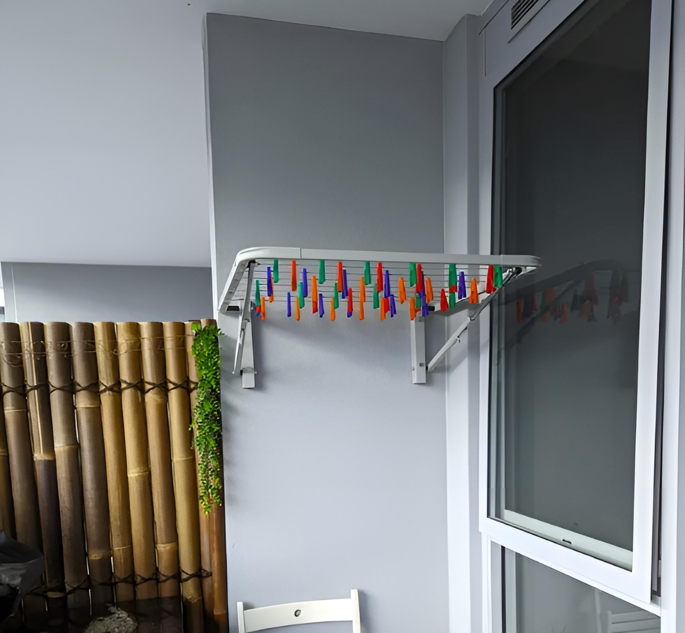 Folding Wall Clothes Lines 5. Space-Saving Benefits