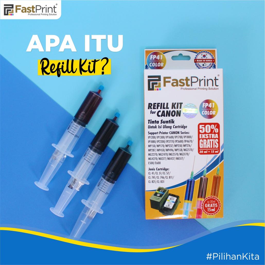 refill ink, refill kit, cartridge refill kit, isi ulang tinta