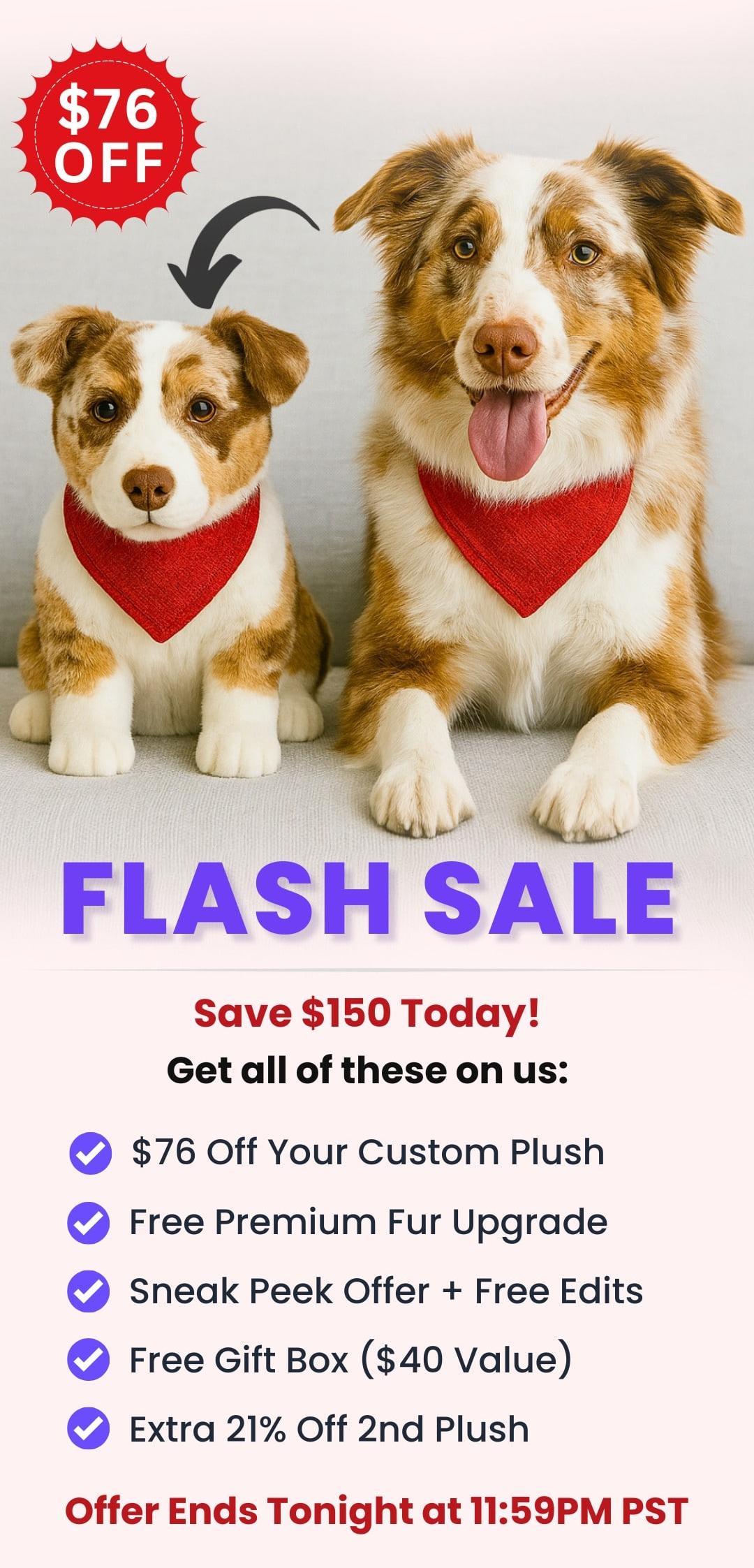 custom stuffed animal plush from photos as a memorial gift