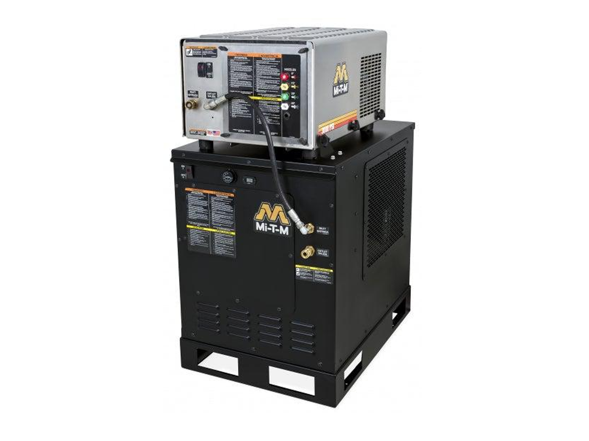 Mi-T-M 3000 PSI @ 3.9 GPM 8.0 HP, 460V, 3Ø General Hot Water Electric Pressure Washer