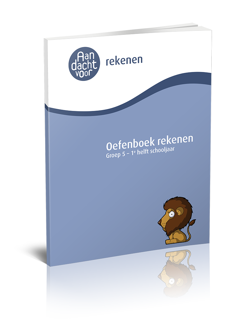 Oefenboek rekenen groep 5 eerste helft schooljaar