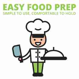 Easy food prep. Simple to use, comfortable to hold