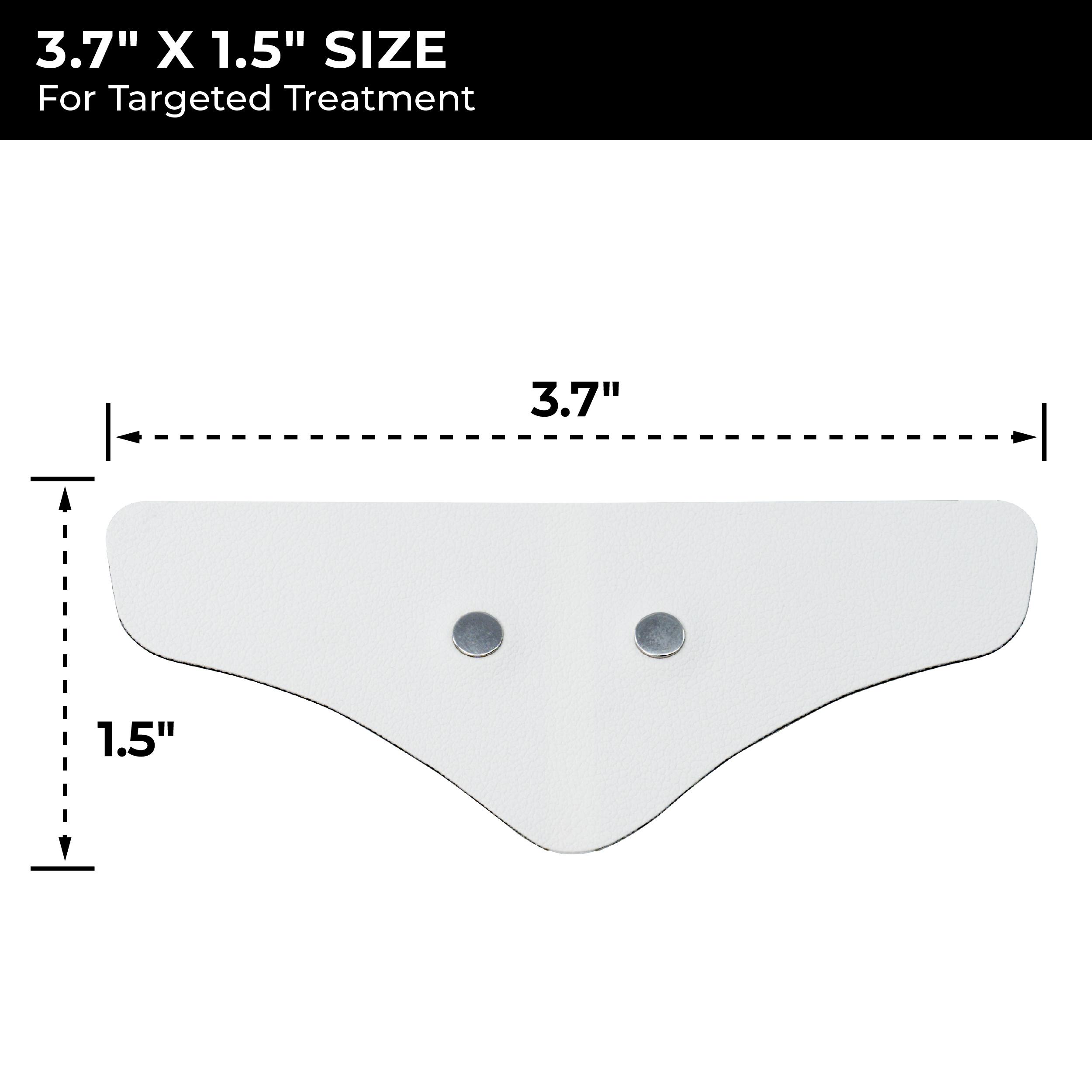 3.7" x 1.5" Size for targeted treatment