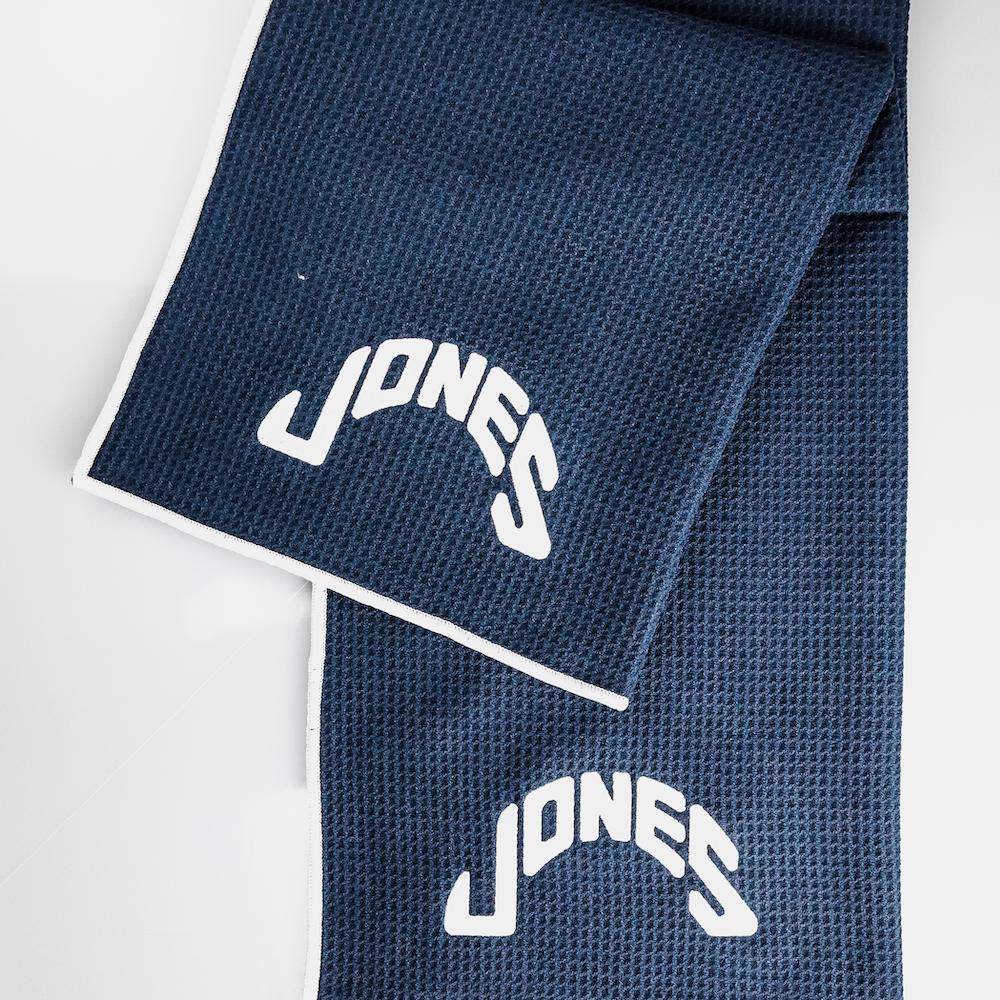 Jones Caddy Golf Towel - Navy/White