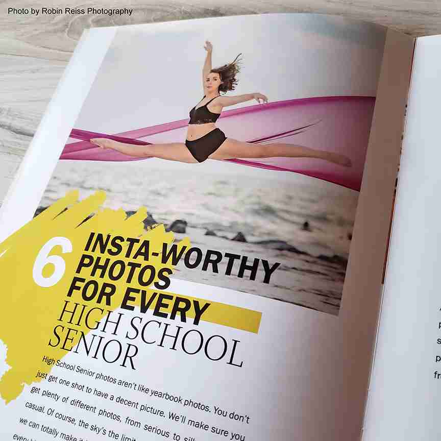 Senior Portrait Magazine Template