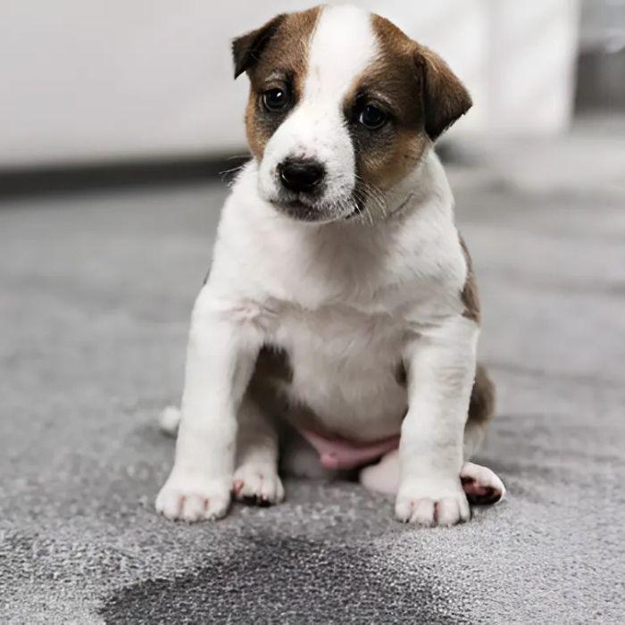 Dog peeing on carpet