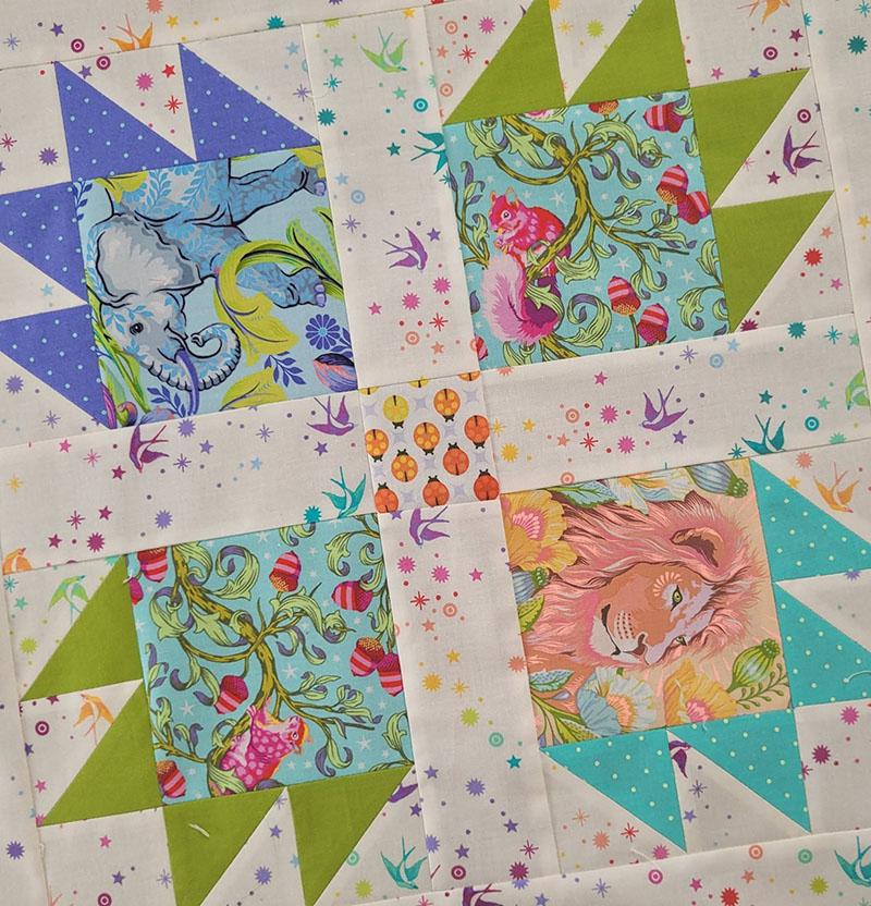 bears paw quilt block