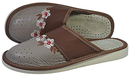 Lyra - Women warm leather slippers - Reindeer Leather