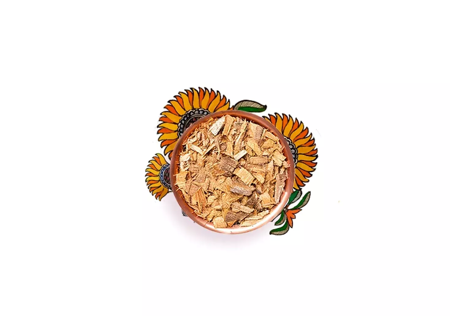 Guaiac Wood in a bowl