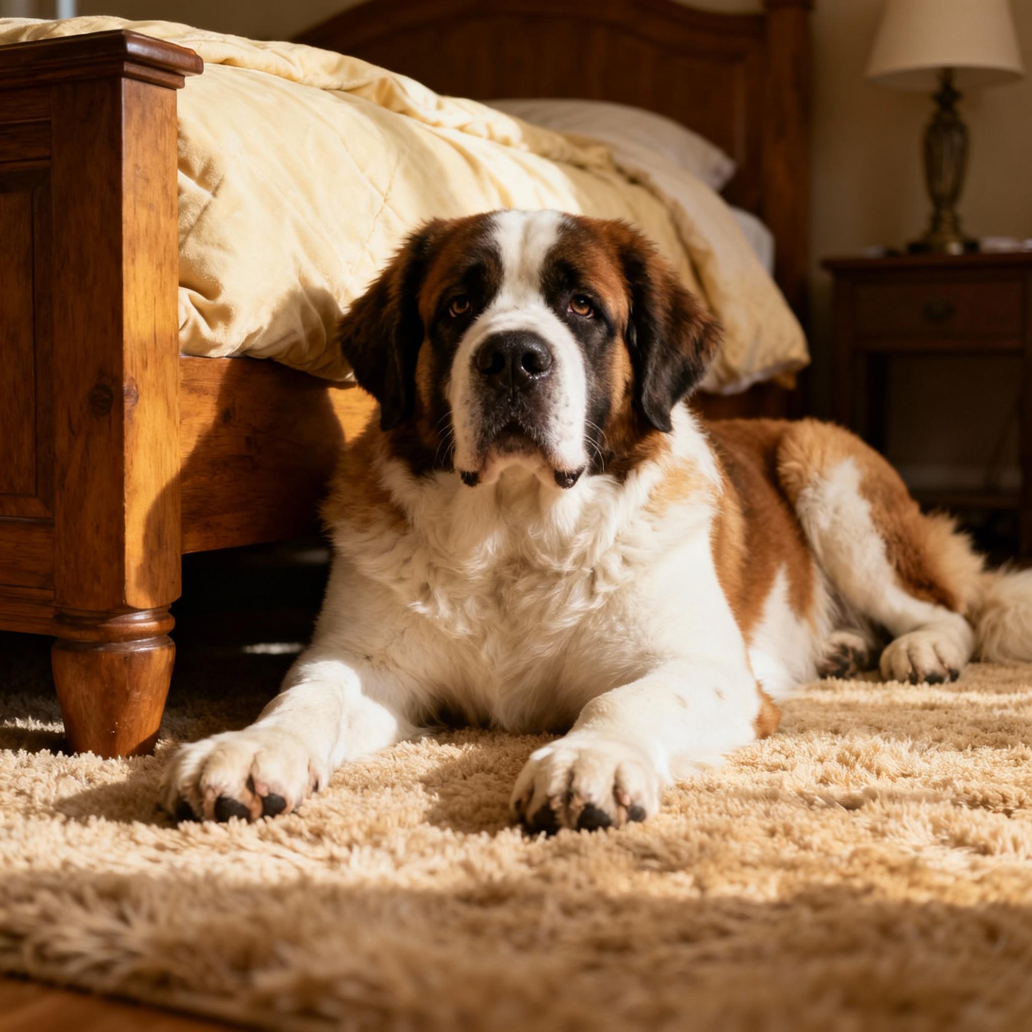 Saint Bernard dog