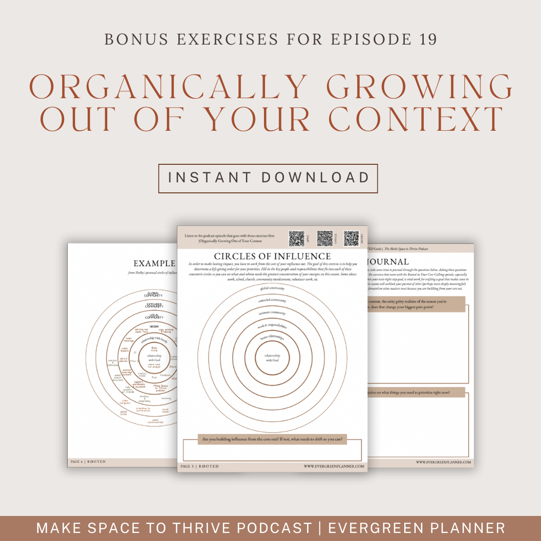 Bonus Exercises for Episode 18 - Rooted in Your Core Calling