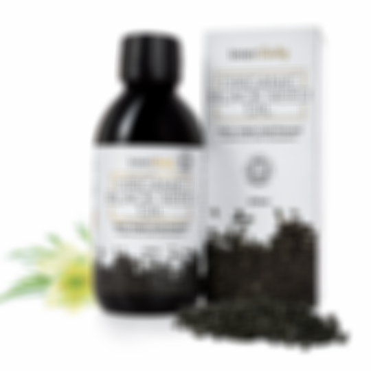 Organic Black Seed Oil High Strength Thymoquinone Cold Pressed