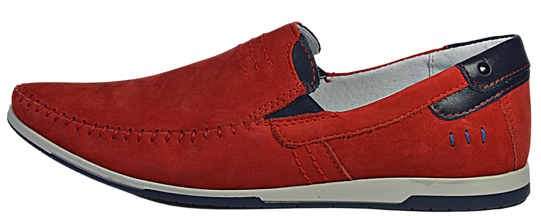 Sander - men's slip-on shoes leather - Reindeer Leather