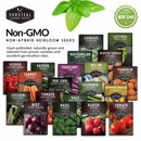 Non-GMO non-hybrid heirloom vegetable garden seeds